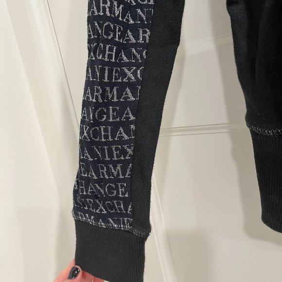 Armani Exchange cropped hoodie - Picture 3 of 7